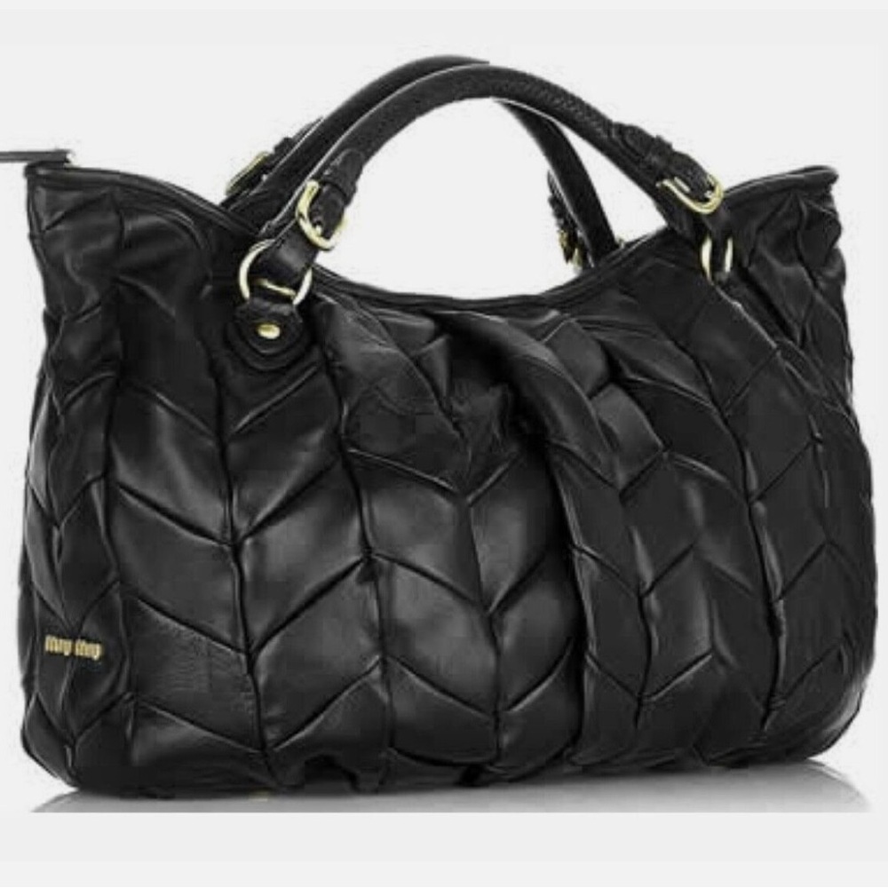 Miu Miu Black Shoulder Bag